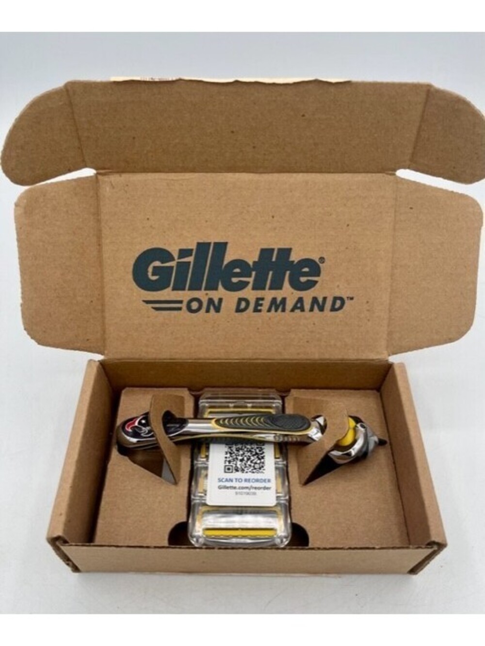 Gillette ProGlide Shield Razor Set With Houston Texans Logo NIB